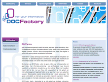 Tablet Screenshot of docfactory.nl